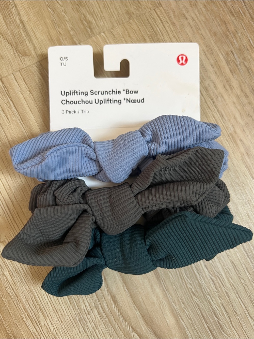 Lululemon Uplifting Scrunchie Bow 3-Pack